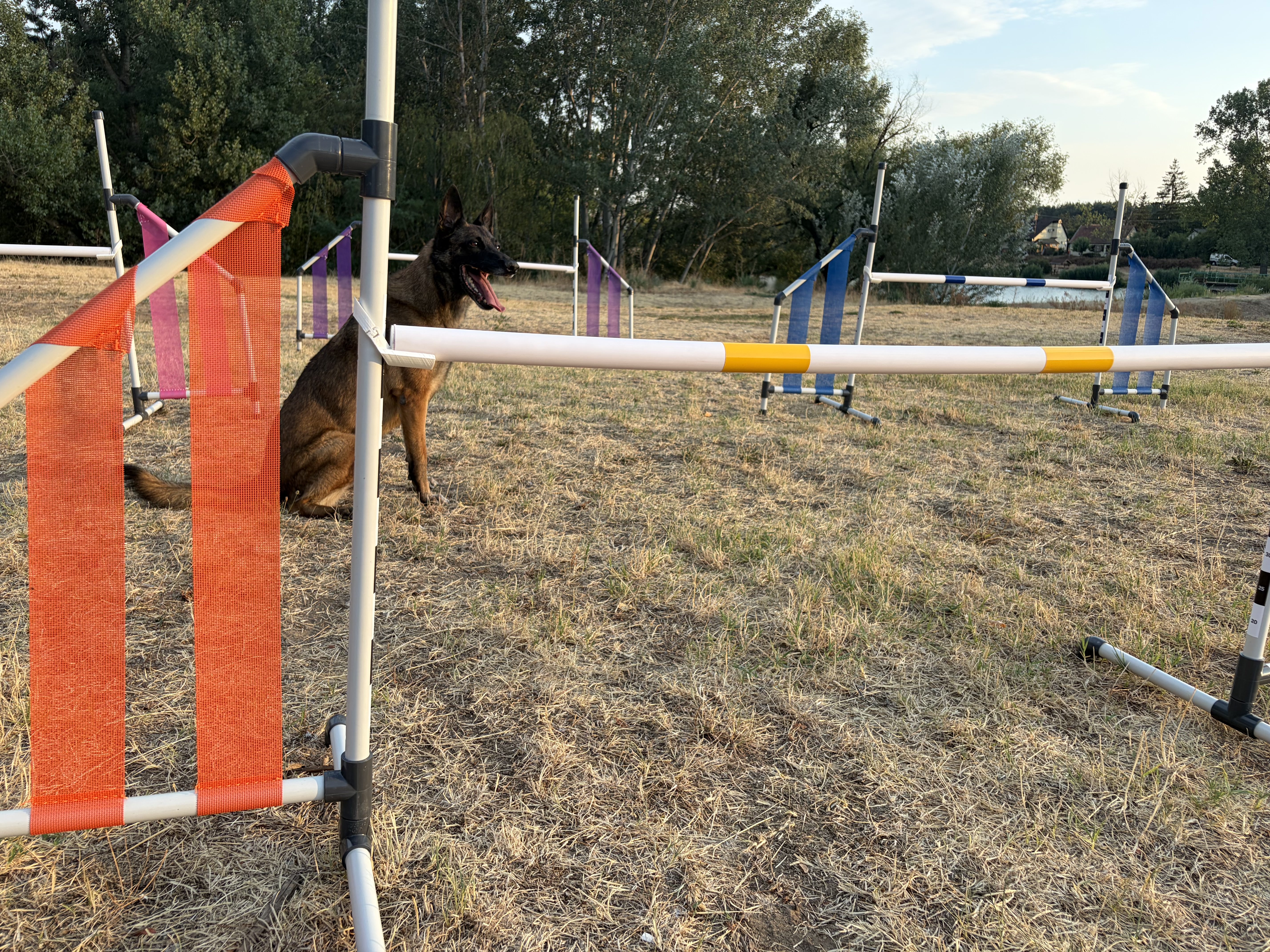 PVC Plastic jump with mesh